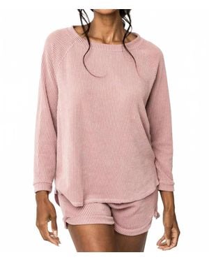 Lovlei Cape Cod Crewneck Top - Pink