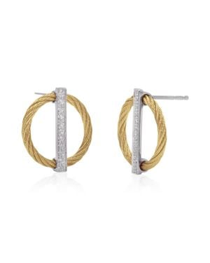Alor Full Circle Earrings - Metallic