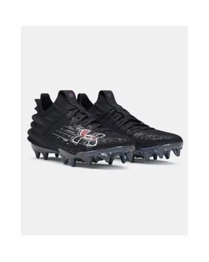 Under Armour Blur Smoke Suede 2.0 Mc 3027978-001 Football Cleats Rhs6063 - Black