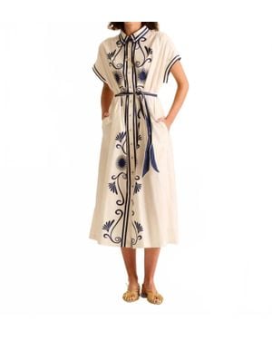 Carolina K Valerie Kaftan Dress - Metallic