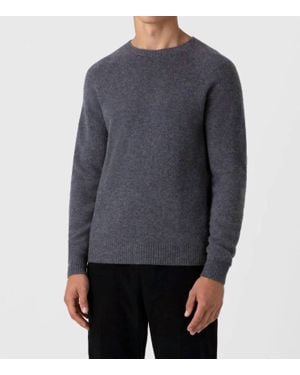 Sunspel Lambswool Crew Neck Sweater - Gray
