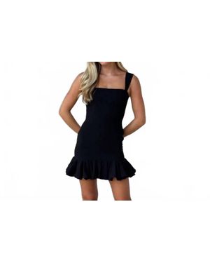Amanda Uprichard Annabeth Mini Dress - Black