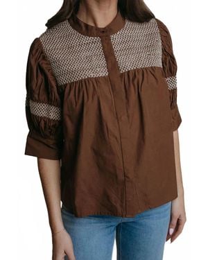 Laroque Sutton Blouse - Brown