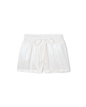 PJ Harlow Mikel Satin Boxer Short - White