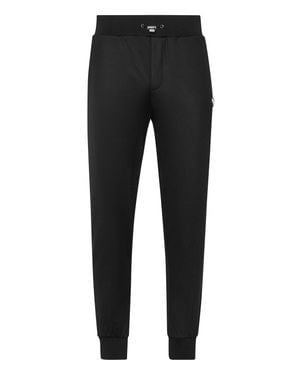 Philipp Plein Jogging Pants Iconic Plein - Black