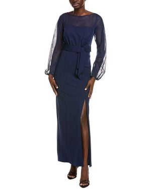 JS Collections Abigail Gown - Blue