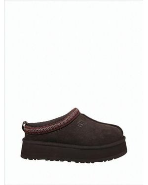 UGG Suede Mule Slipper With Cushioned Eva Sole - Black