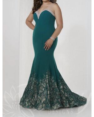 Tiffany Designs Prom Dress - Green