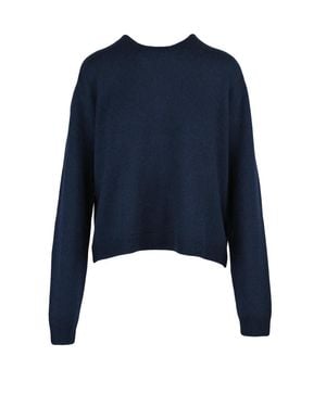 Aspesi Chic Pullover With Back Neckline Detail - Blue