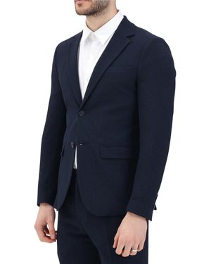 SELECTED Polyester Viscose Elastane Slim Fit Jacket - Blue