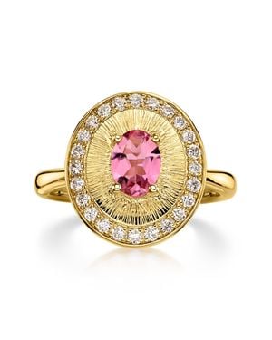 Ross-Simons Tourmaline Ring With Lab-Grown Diamonds - Pink