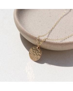 Token Jewelry Moon Drop Necklace - White