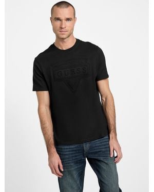 Guess Hiro Crewneck Logo Tee - Black