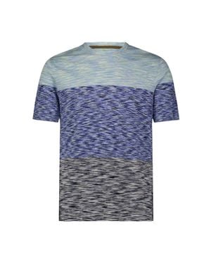 Luchiano Visconti Space Dyed T-Shirt - Blue
