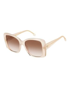 Carrera Sunglasses Square Full Rim, Havana Frame And Dark Gradient Lens 3030/S0Ahf9O - Natural