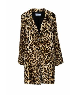 SLEEP NO MORE Leopard Coat - Black