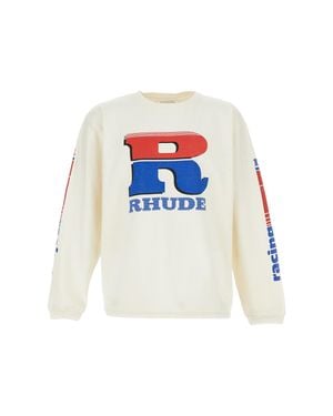 Rhude Classic T-Shirt With Minimalist Design - White