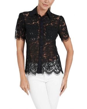Love Token Mel Lace Top - Black