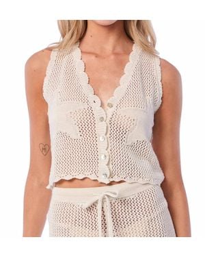 CAPITTANA Rafa Knitted Top - White