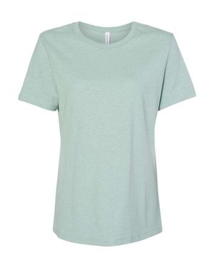 Bella Canvas Relaxed Fit Heather Cvc Tee - Green