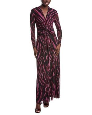 Julia Jordan Velvet Maxi Dress - Purple