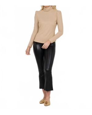 Emily Mccarthy Tessa Turtleneck Long Sleeve Top - Black