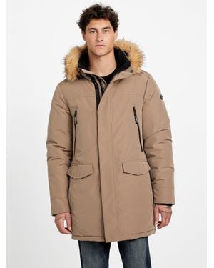 Guess Eco Leon Parka - Natural