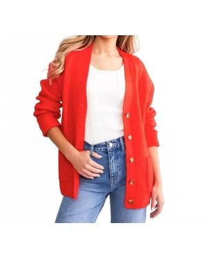 Billabong So Chill Cardigan - Red