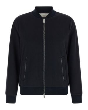 Peserico Cotton Bomber - Black