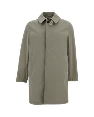L'IMPERMEABILE Minimalist Mid-Length Coat With Classic Collar - Gray