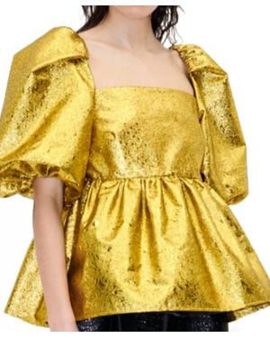 Stine Goya Kinsley Top Blouse - Yellow