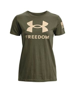 Under Armour New Freedom Logo T-Shirt - Green