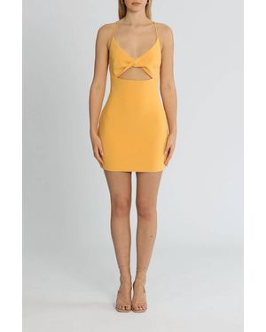 Bec & Bridge Cammi Cutout Bodycon Mini Dress - Orange