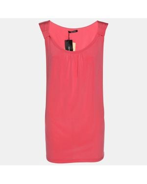 Elena Miro Jersey Sleeveless Top - Pink