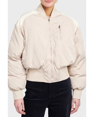 En Saison Polly Bomber Jacket - Natural