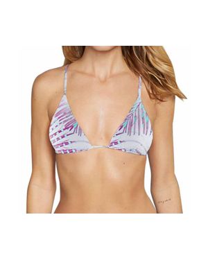 Stone Fox Triangle Bikini Top - Blue