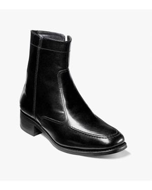 Florsheim Essex Moc Toe Zipper Boot - Black
