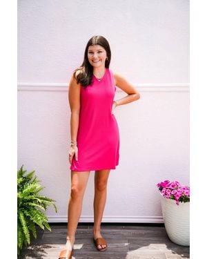 Another Love Justine Rib Dress - Pink