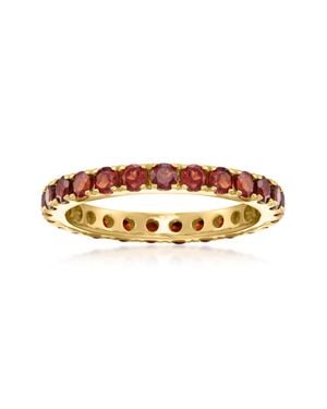 Ross-Simons Garnet Eternity Band - Brown