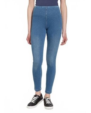 Lyssé Toothpick Denim Leggings - Blue