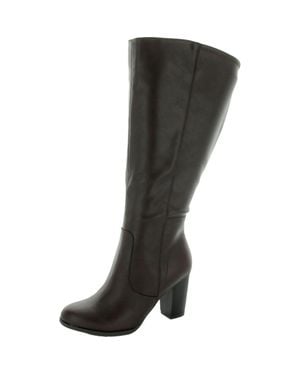 Style & Co. Addyy Wide-Calf Tall Knee High Boots Chocolate Addyypwc - Black