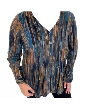 Ethyl Luminate Tee Top - Blue