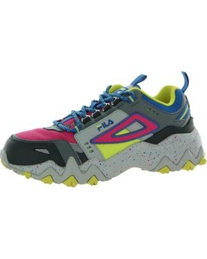 Fila Oakmont Tr Leather Lifestyle Fashion Sneakers - Blue