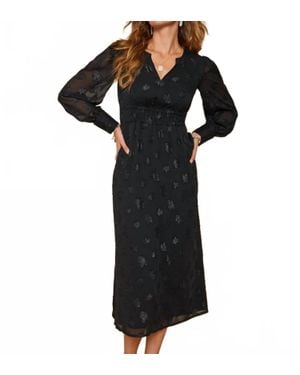 spartina 449 Elisha Midi Dress - Black