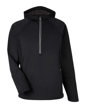 CORE365 Techno Lite Pullover Anorak - Black