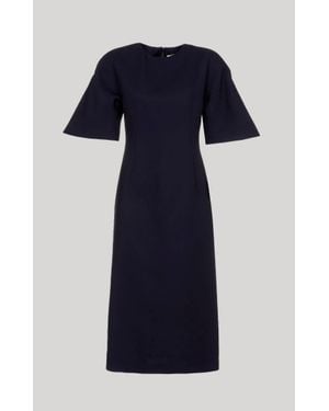 Mantu Short Sleeve Dress - Blue