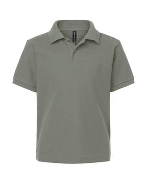 AllPro Youth Pique Polo - Gray