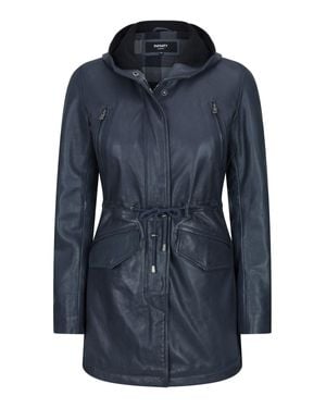 TruClothing Peacoat Hooded Jacket - Black