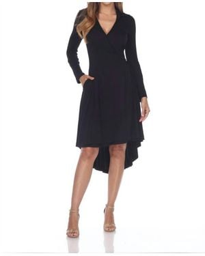One Essence Victoria Wrap Dress/Duster - Blue