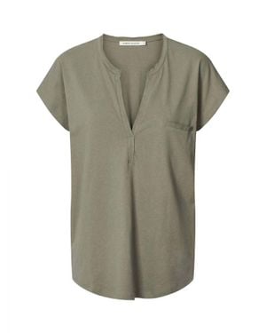 Rabens Saloner Cap Sleeve Top - Green